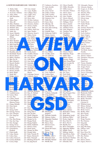 A View on Harvard GSD