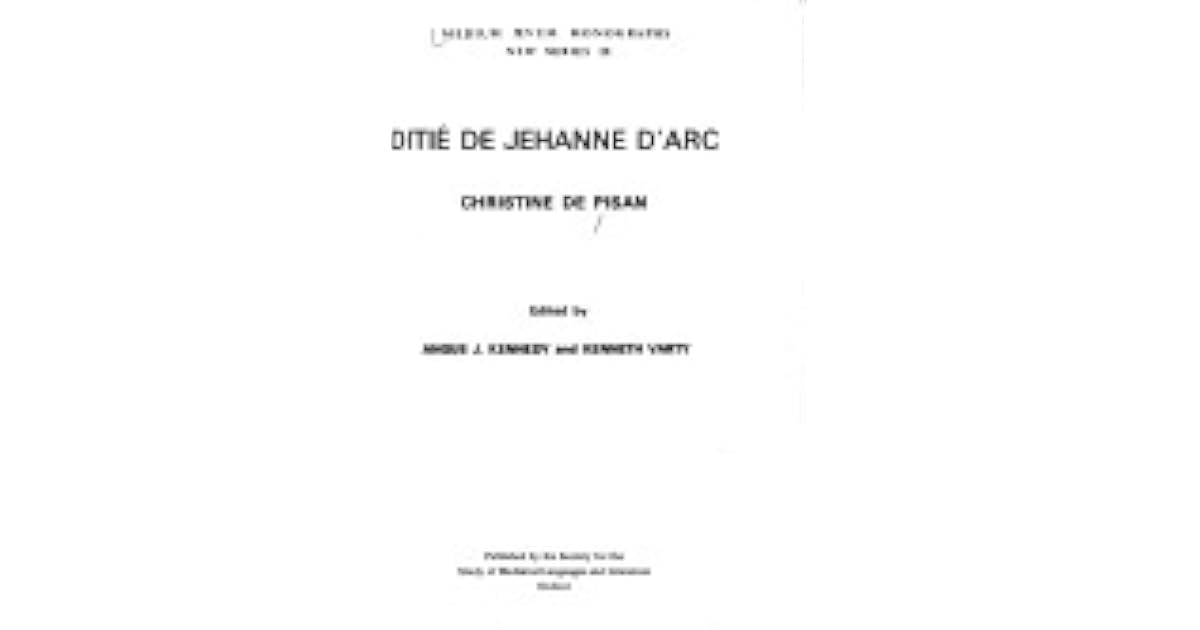 Ditié de Jehanne d'Arc by Christine de Pizan