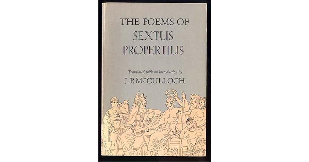 Sextus propertius biography image