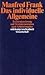 Das individuelle Allgemeine: Textstrukturierung und Textinterpretation nach Schleiermacher