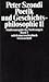 Poetik und Geschichtsphilosophie II: Von der normativen zur spekulativen Gattungspoetik. Schellings Gattungspoetik (Studienausgabe der Vorlesungen, #3)