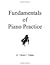 Fundamentals of Piano Practice by Chuan C. Chang