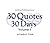 30 Quotes 30 Days, Volume 1