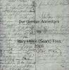 Our German Ancestry Our German Ancestry