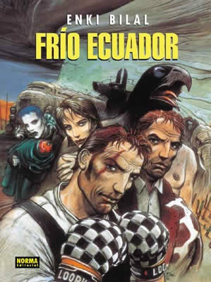Portada de Frío ecuador, de Enki Bilal
