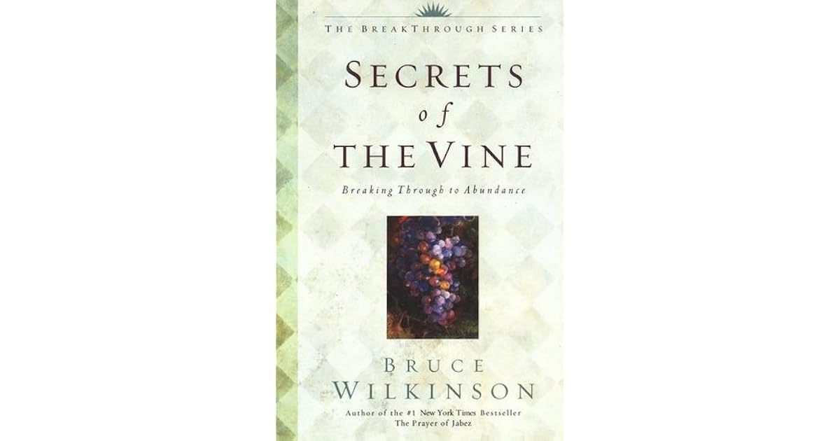 Secrets of the Vine Breaking Through to Abundance by Bruce H. Wilkinson