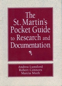 The St. Martin's Pocket Guide to Library Research and Documenting Sources
