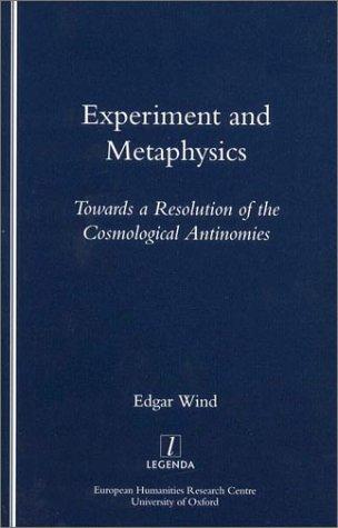 Experiment and Metaphysics