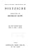 The Living Thoughts of Nietzsche by Heinrich Mann