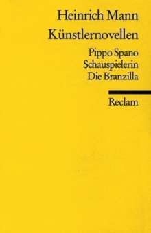Künstlernovellen. Pippo Spano. Schauspielerin. Die Branzilla.