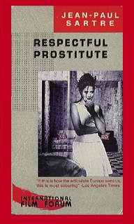 Portada de The Respectful Prostitute, de Jean-Paul Sartre