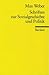 Schriften zur Sozialgeschichte und Politik