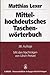 Mittelhochdeutsches Taschenwörterbuch. Mit den Nachträgen von Ulrich Pretzel