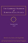 The Cambridge Yearbook Of European Legal Studies, Volume 1: 1998