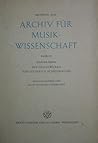 Die Orgelwerke von Heinrich Scheidemann (Beihefte zum Archiv für Musikwissenschaft, #3)
