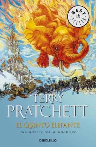 Portada de El quinto elefante, de Terry Pratchett