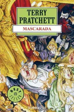 Portada de Mascarada, de Terry Pratchett