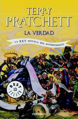 Portada de La verdad, de Terry Pratchett