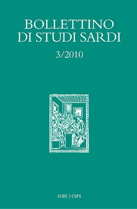 Bollettino di studi sardi n. 3/2010 (Paperback)