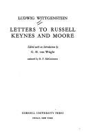 Letters to Russell, Keynes and Moore (Hardcover)