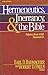 Hermeneutics, inerrancy, an...