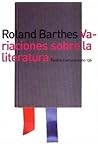Variaciones sobre la literatura