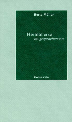 Heimat ist das, was gesprochen wird. (Paperback)