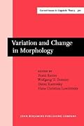 Variation and change in morphology