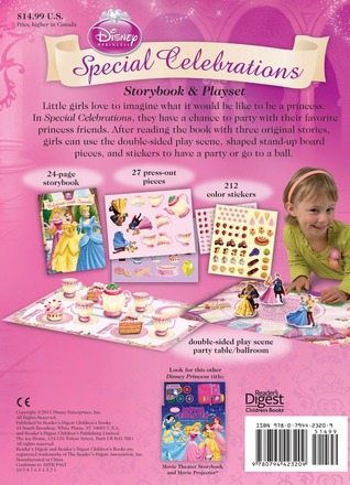 Disney Princess Special Celebrations: Storybook and Playset (Novelty Book)