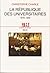 La République des Universitaires 1870 1940
