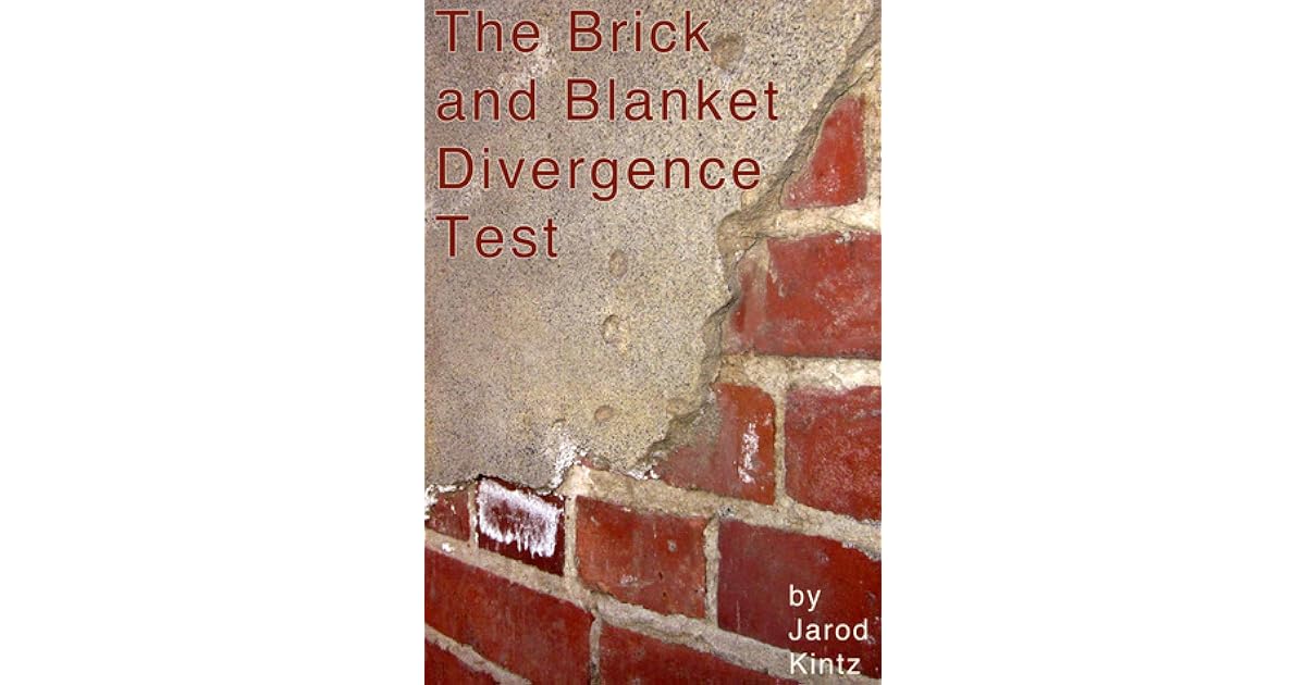 The Brick and Blanket Divergence Test by Jarod Kintz