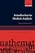 Introduction to Modern Analysis (Oxford Graduate Texts in Mathematics)