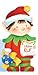 Little Elf: A Small Shaped Christmas Board Book (Mini People Shape Books)