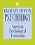 Graduate Study in Psycholog...