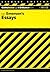 Emerson's Essays (Cliffs Notes Series)