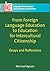 From Foreign Language Education to Education for Intercultura... by Michael Byram