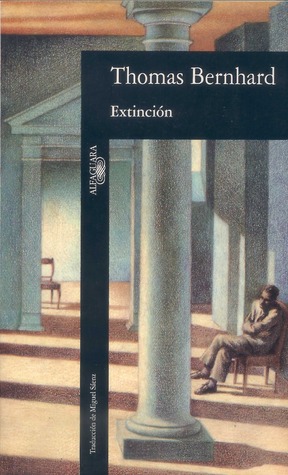 Portada de Extinción, de Thomas Bernhard