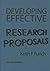 Developing Effective Research Proposals