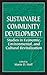 Sustainable Community Development: Studies in Economic, Environmental, and Cultural Revitalization