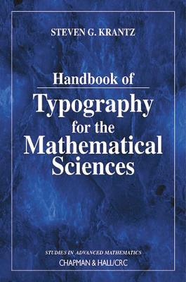 Handbook of Typography for Mathematical Sciences (Paperback)