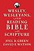 Wesley, Wesleyans, and Reading Bible as Scripture by Joel B. Green