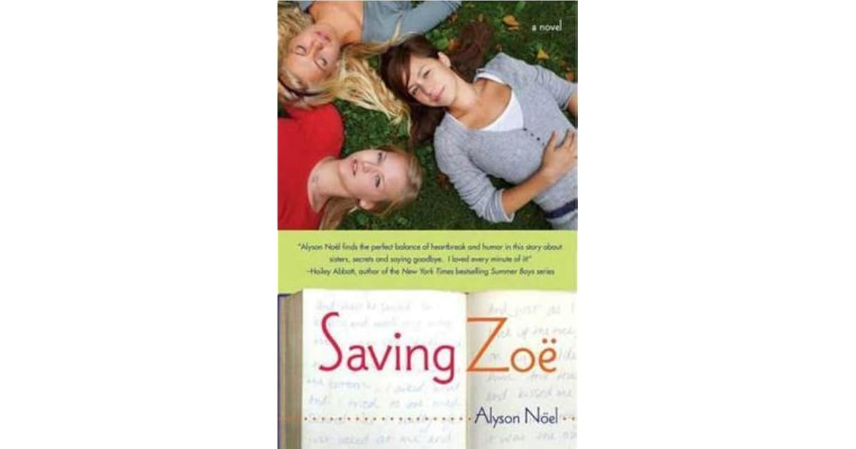 Saving Zoe by Alyson Noel
