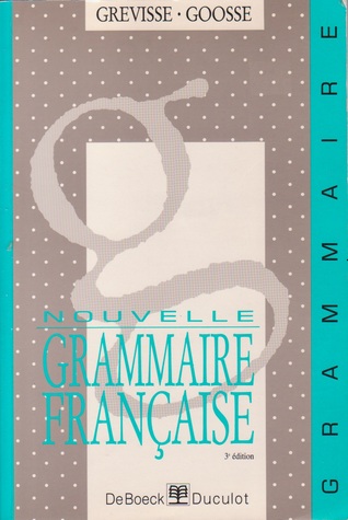 Nouvelle grammaire française (Broché)