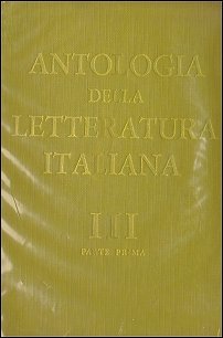 Antologia della letteratura italiana (volume #3 - parte #1)