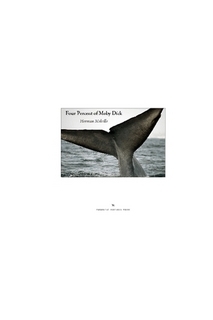 Herman Melville: Four Percent of Moby Dick