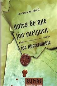Portada de Antes de que los cuelguen, de Joe Abercrombie
