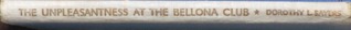 The Unpleasantness at the Bellona Club