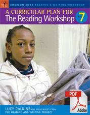 A Curricular Plan for The Reading Workshop (Grade 7)