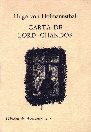 Portada de Carta de Lord Chandos, de Hugo von Hofmannsthal