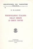 Versificazione italiana dalle origini ai giorni nostri